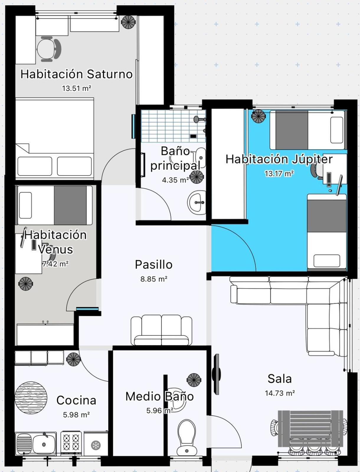 A Habitaciones Bmr México DF Exterior foto